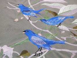 Художественная вышивка «Райские птицы»