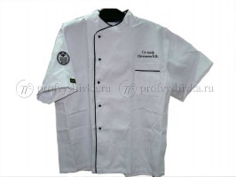 Вышивка на поварском кителе для су-шефа
