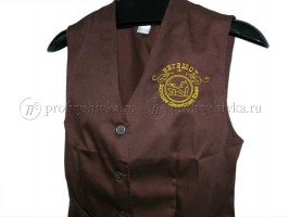 Вышивка на жилетке