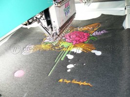 Машинная вышивка на крое на заказ