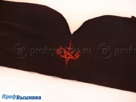 Оригинальная вышивка на крое