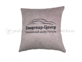 Подушка с логотипом