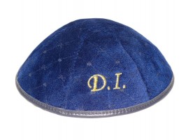 Вышивка золотом на кипе