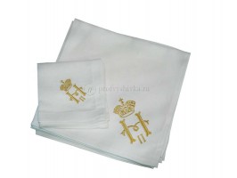 Вышивка  монограммы на салфетках на заказ