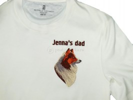 Вышивка собаки в подарок