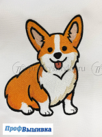 Вышивка корги
