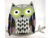 Красивая вышивка «Сова» на пледах