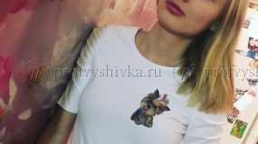 Вышивка на футболках