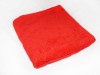 Полотенце махровое, красное