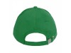 Бейсболка пятиклинка, зелёная