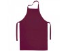 Фартук с грудкой, бордовый
