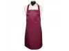 Фартук с грудкой, бордовый