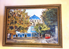 Вышивка картины в подарок учителю