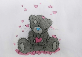 Вышивка на заказ «Мишка Тедди» на любом изделии