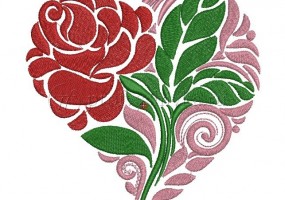 Вышивка «Сердечко»