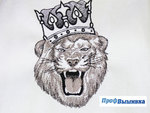 Вышивка Льва на одежде