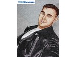 Машинная вышивка портрета по фото
