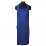 Фартук с грудкой, синий