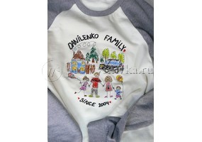 Детский рисунок на худи