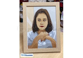 Компьютерная вышивка портрета