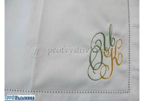 Инициалы на салфетке