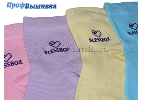 Носочки с вышивкой