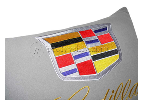 Подушка с вышивкой Cadillac (2)