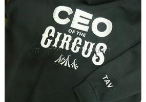 Вышивка «Ceo Circus» на худи