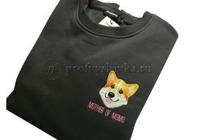 Вышивка питомца на свитшоте