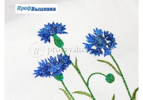 Художественная вышивка цветов на заказ