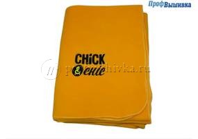 Флисовый плед с вышивкой