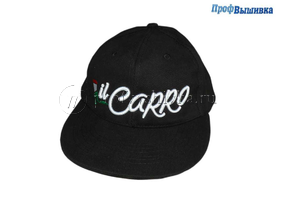 Объёмная вышивка на бейсболках