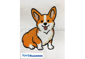 Вышивка корги