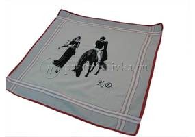 Индивидуальная вышивка на носовом платке