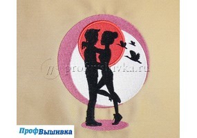 Вышивка «Влюблённая пара»